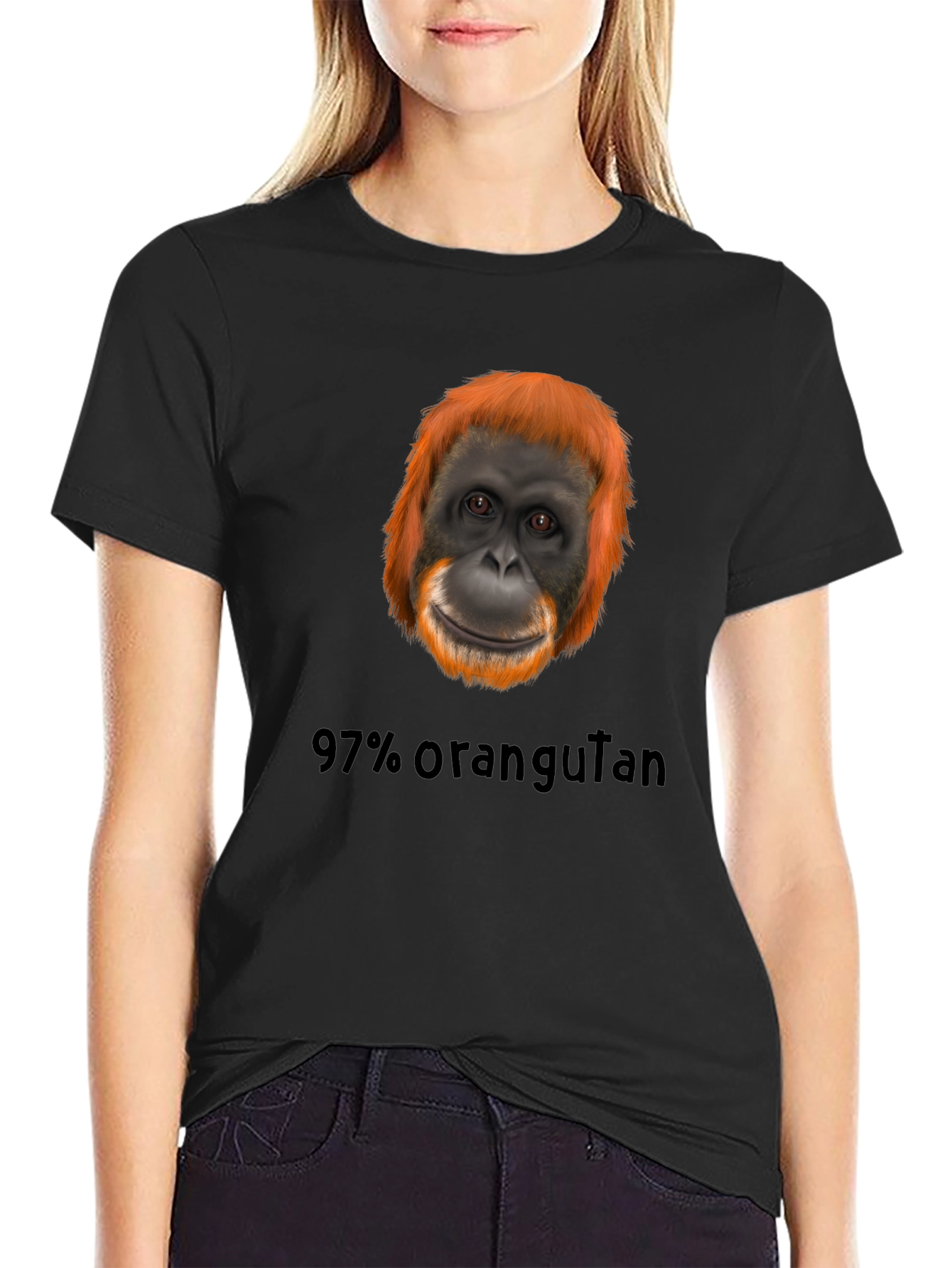 Orangutan T-Shirt - 97% Human? Funny Graphic Tee