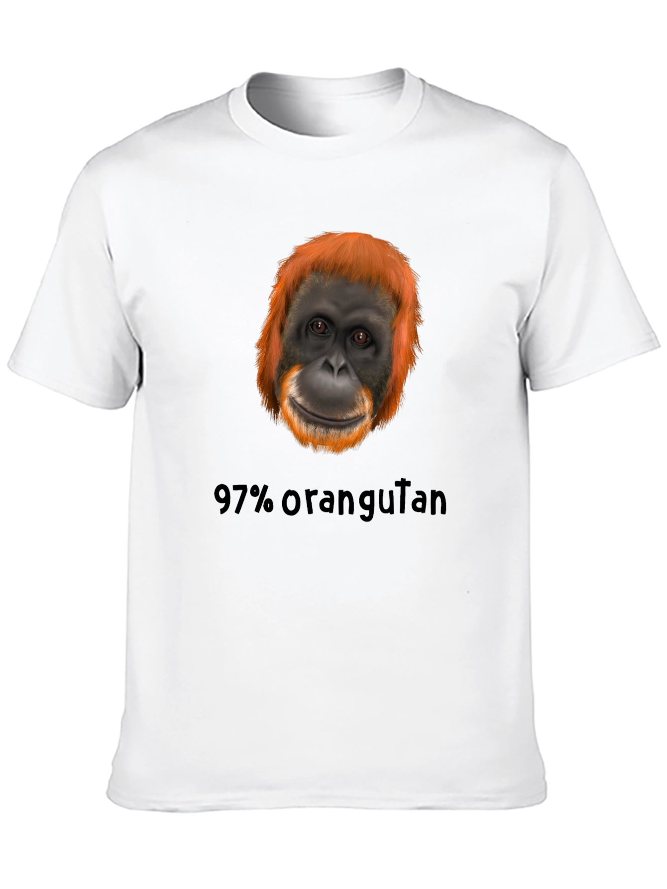 Orangutan T-Shirt - 97% Human? Funny Graphic Tee