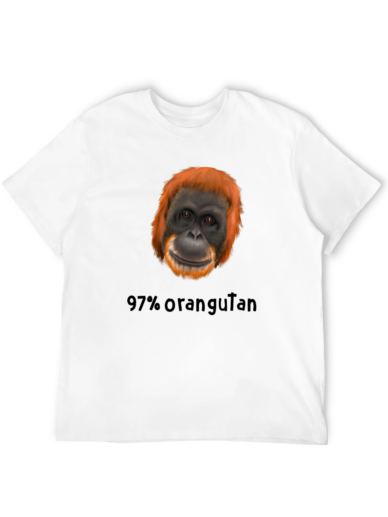 Orangutan T-Shirt - 97% Human? Funny Graphic Tee