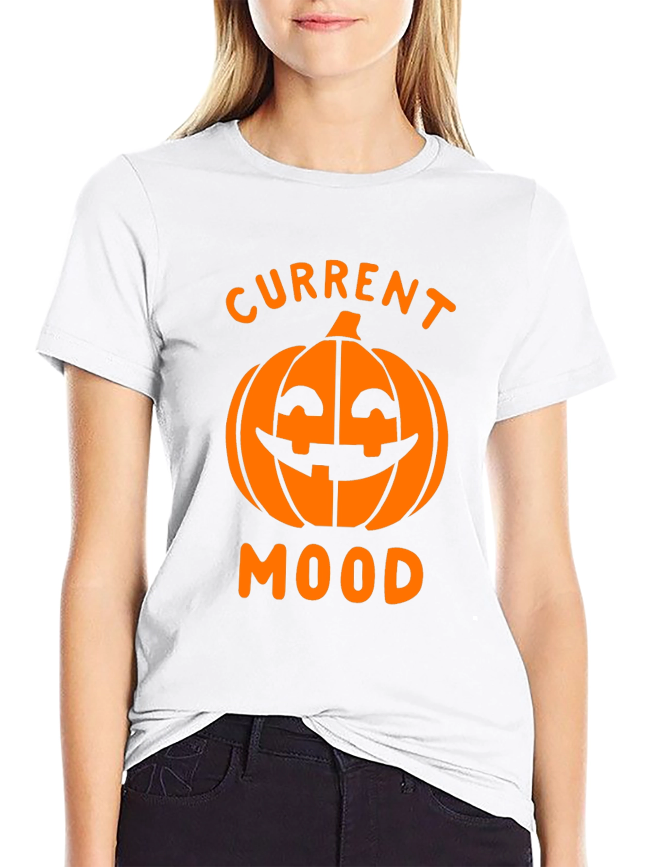 Halloween Pumpkin Mood T-Shirt