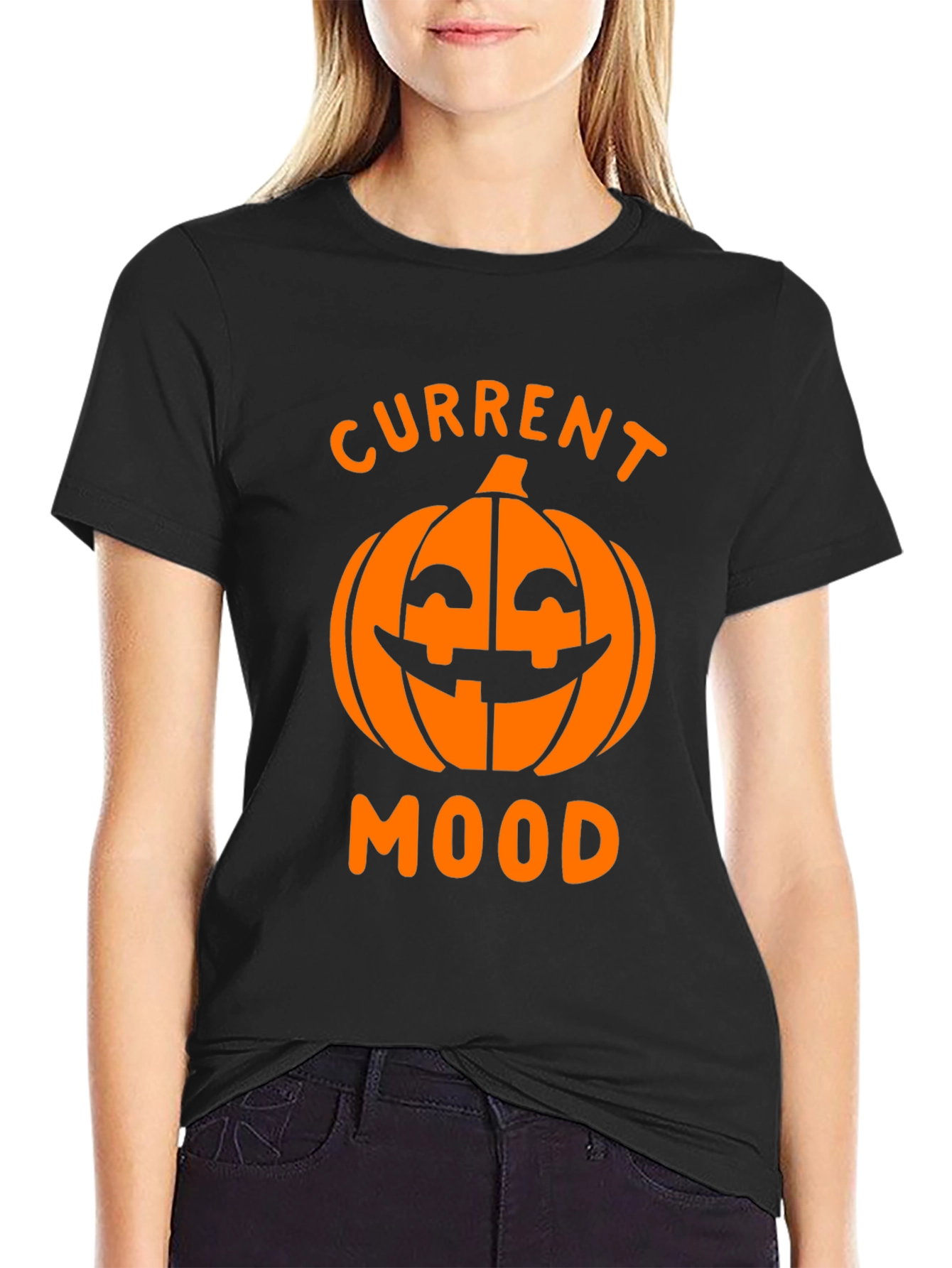 Halloween Pumpkin Mood T-Shirt