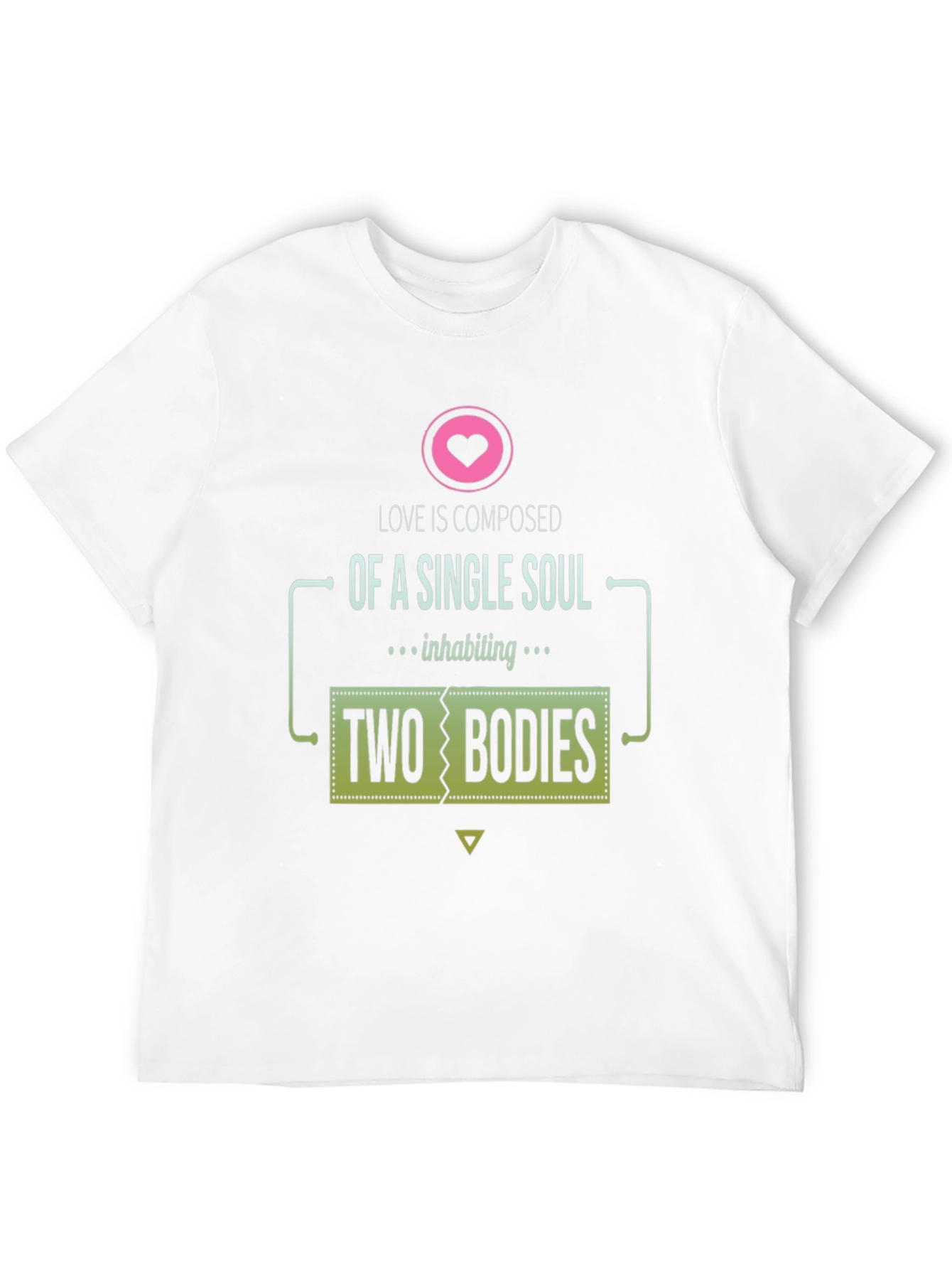 Single Soul Two Bodies Graphic T-Shirt - Love Tee