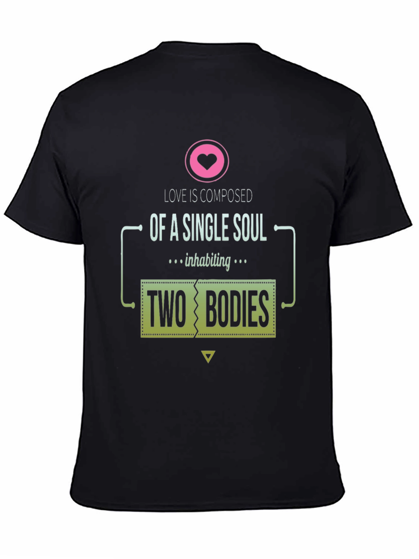 Single Soul Two Bodies Graphic T-Shirt - Love Tee