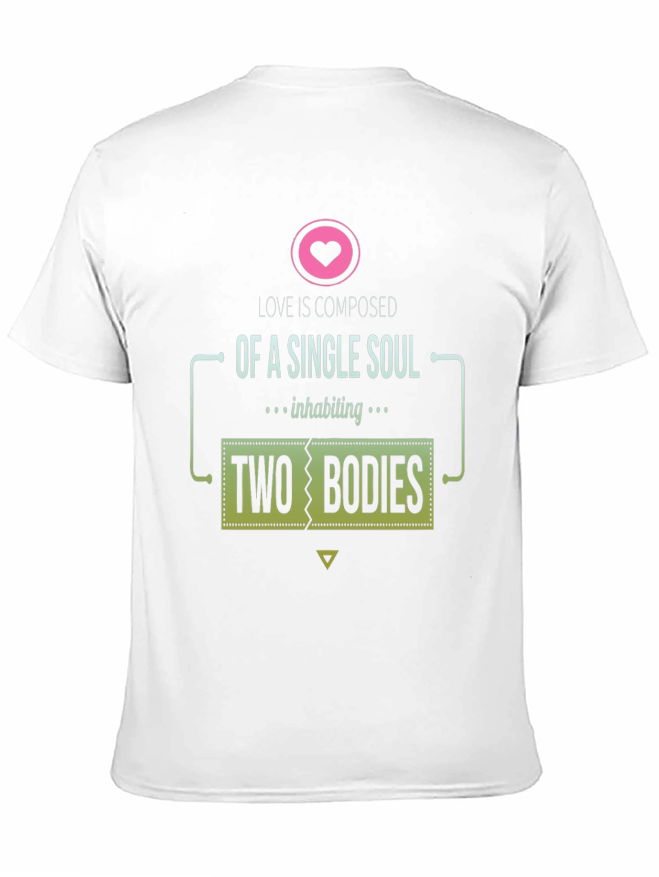 Single Soul Two Bodies Graphic T-Shirt - Love Tee