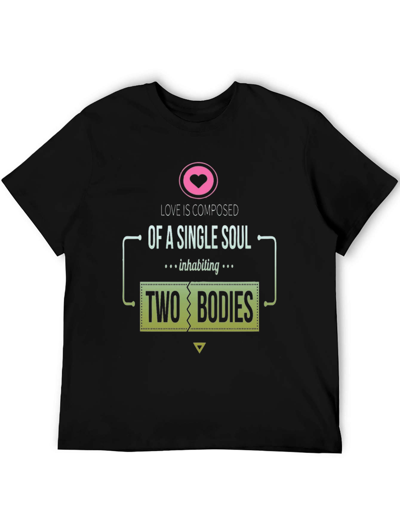 Single Soul Two Bodies Graphic T-Shirt - Love Tee