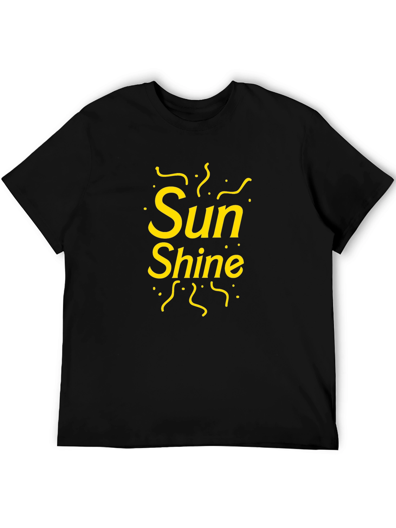Sunshine Graphic Tee - Mens Black T-Shirt