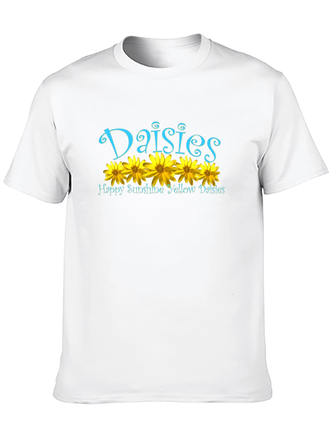 Daisy T-Shirt - Happy Sunshine Yellow Floral Tee