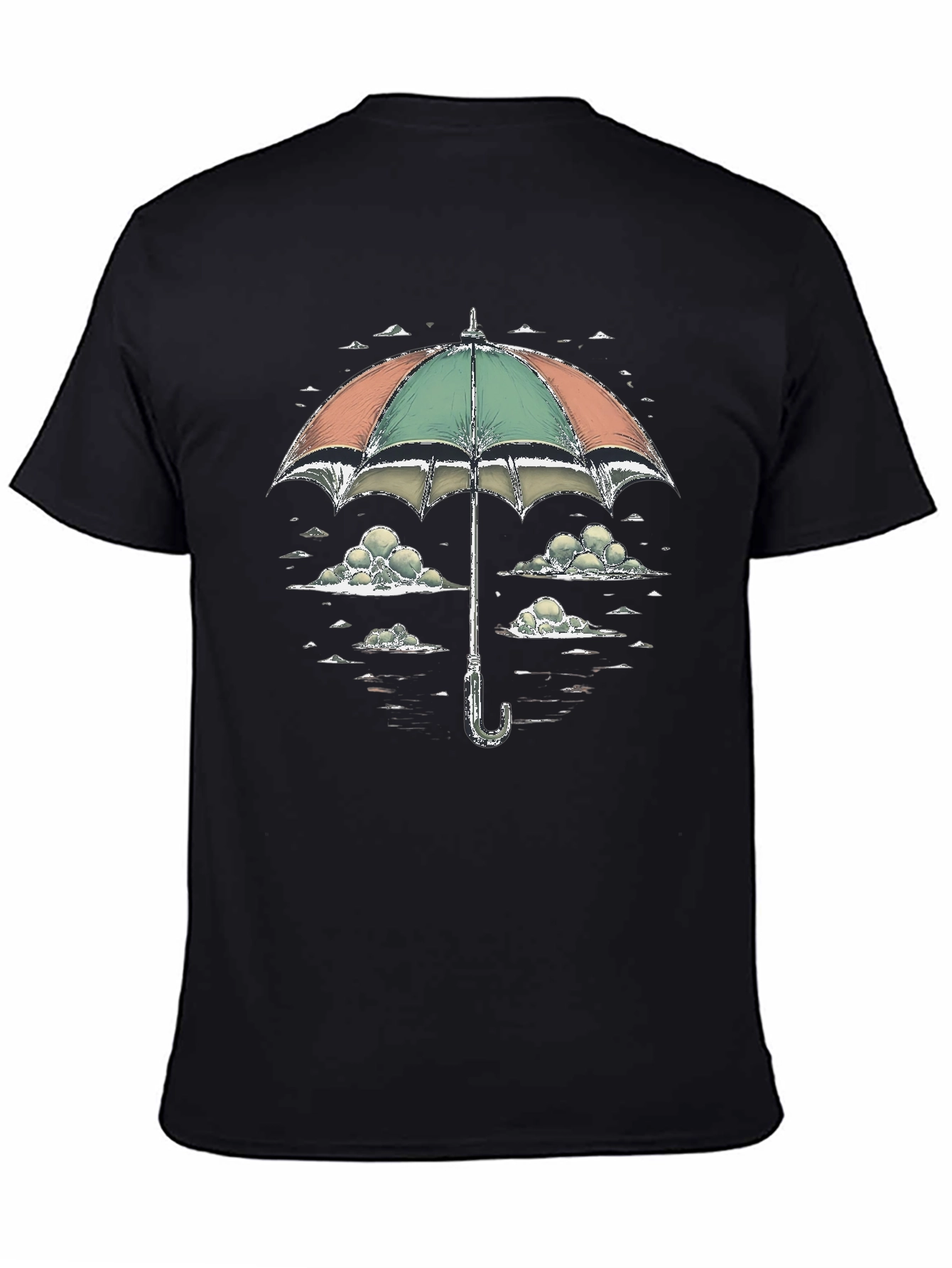 Umbrella & Cloud Graphic Tee