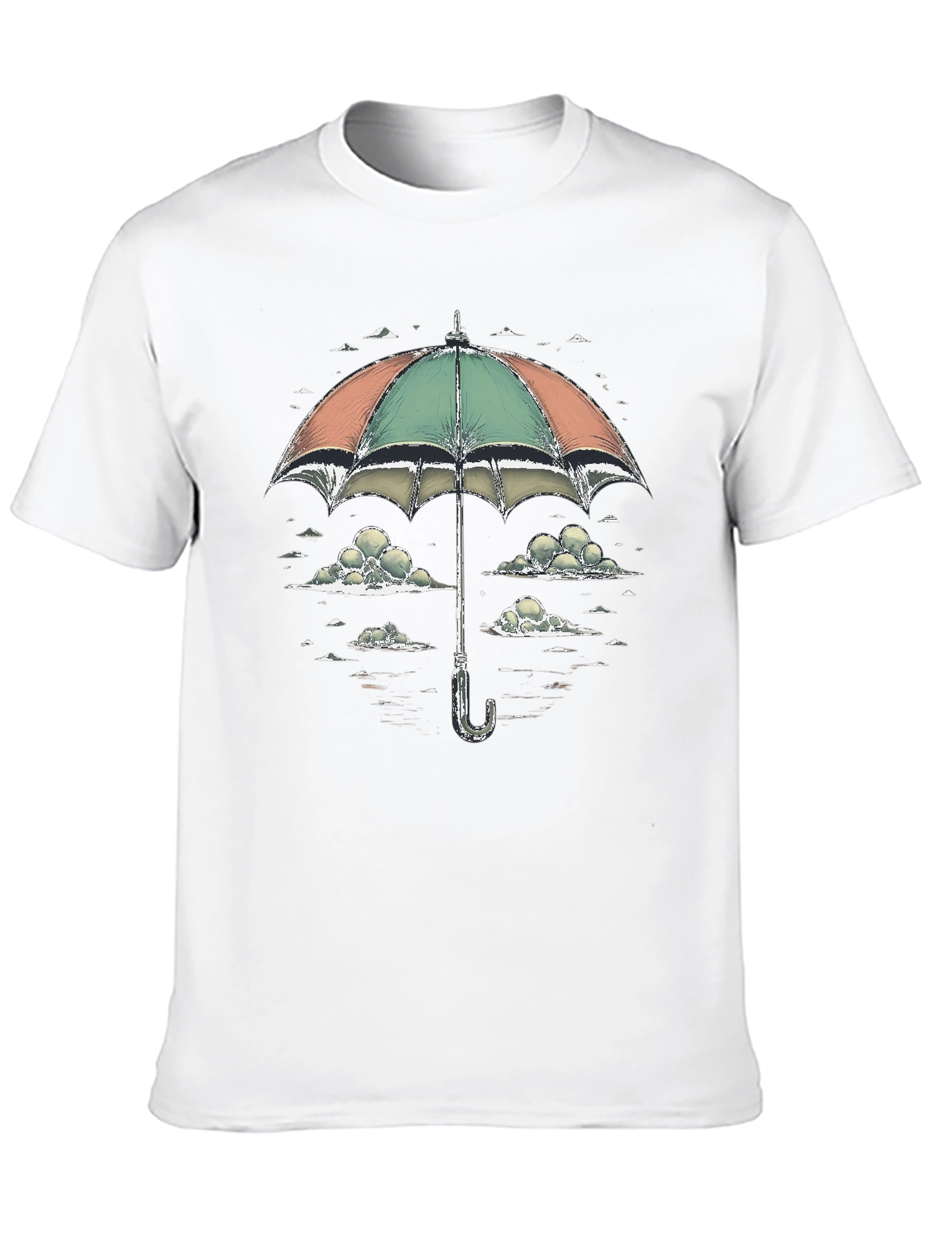 Umbrella & Cloud Graphic Tee