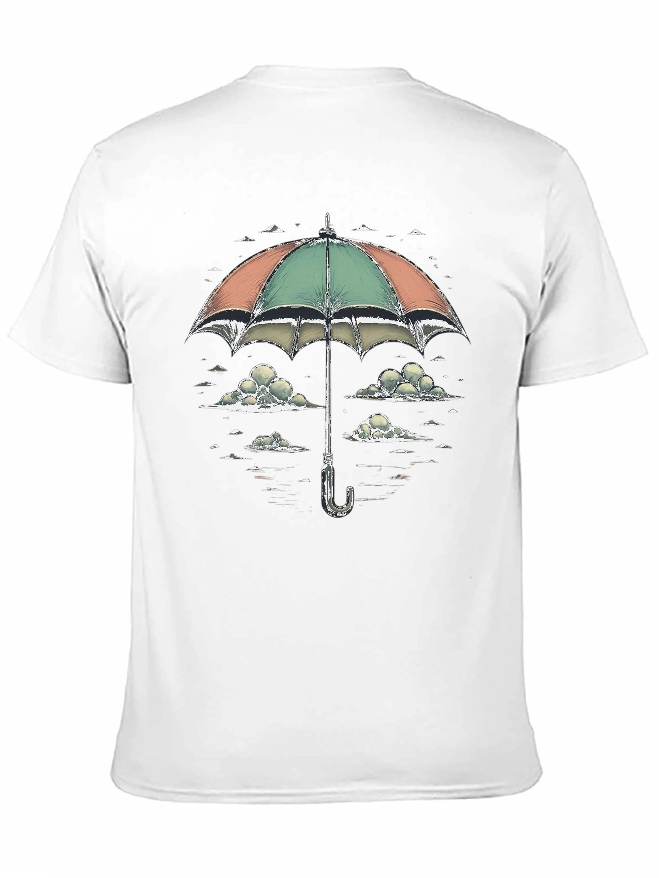 Umbrella & Cloud Graphic Tee