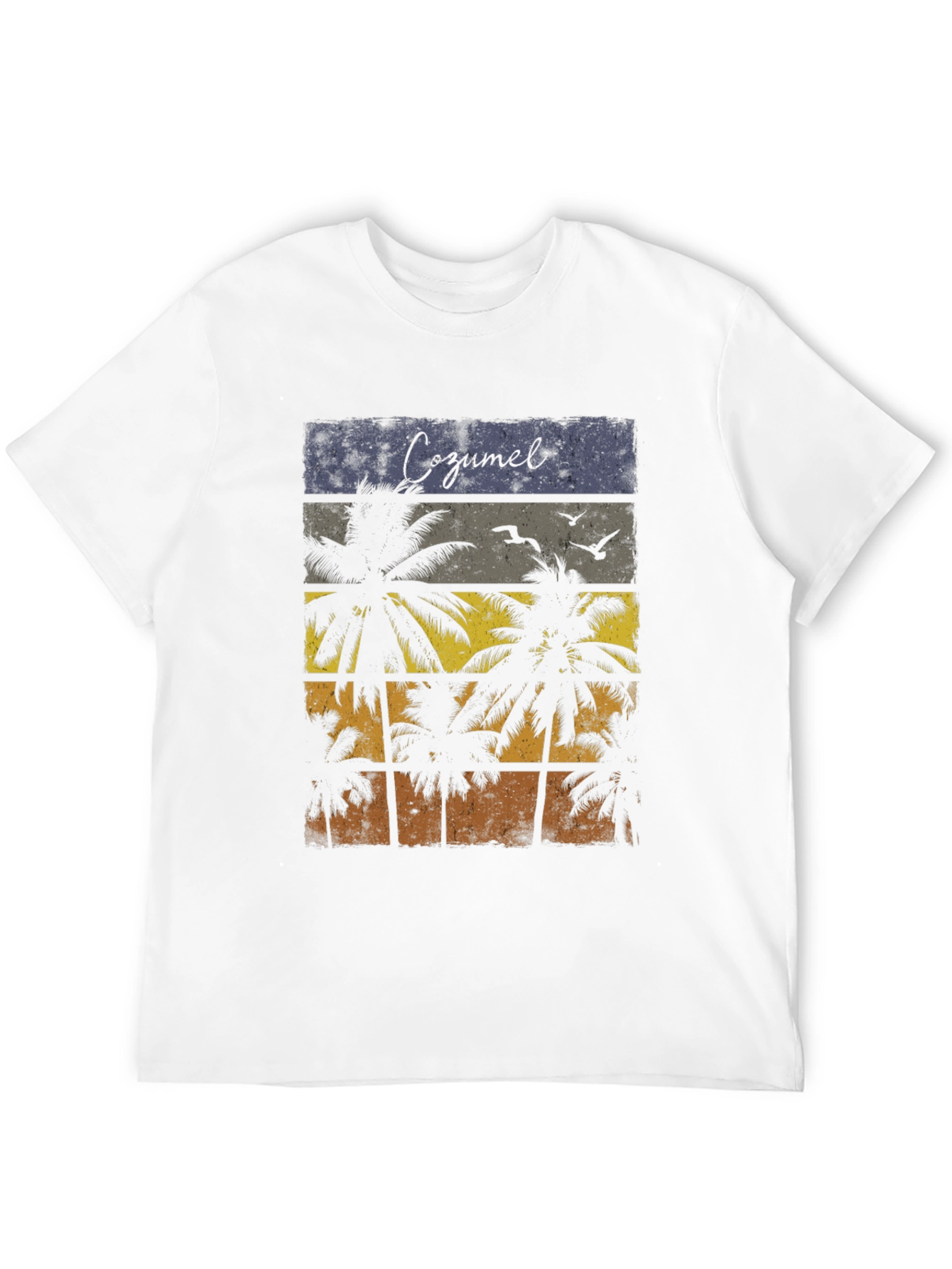 Cozumel Palm Tree Graphic T-Shirt