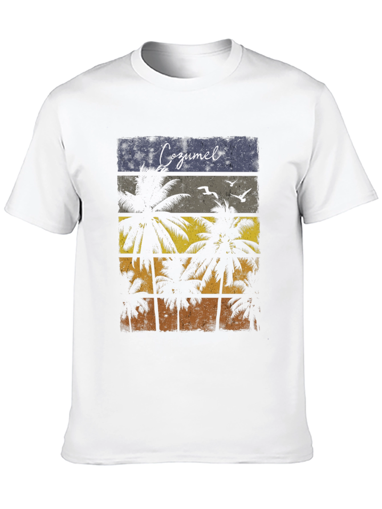 Cozumel Palm Tree Graphic T-Shirt