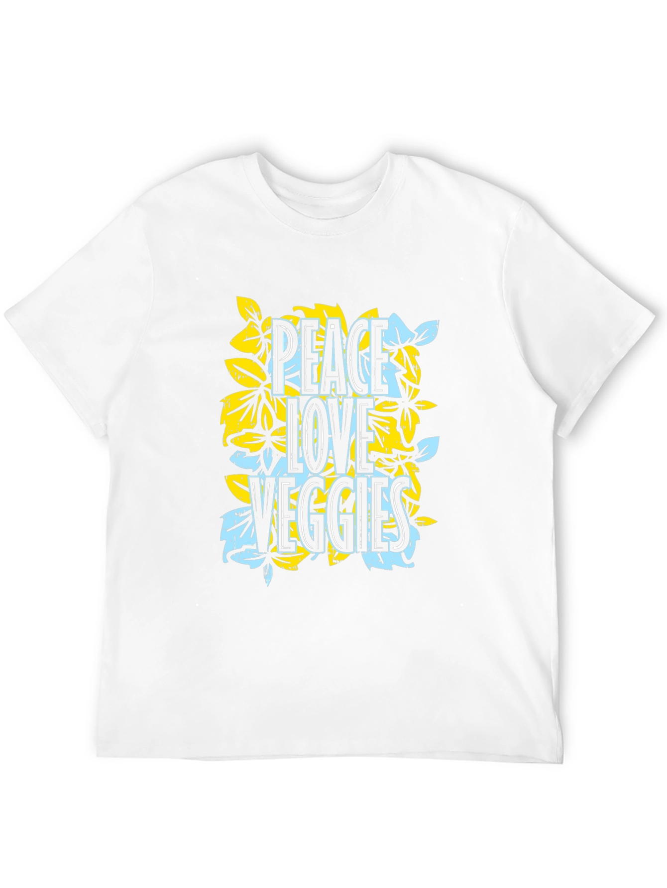 Peace Love Veggies Graphic T-Shirt