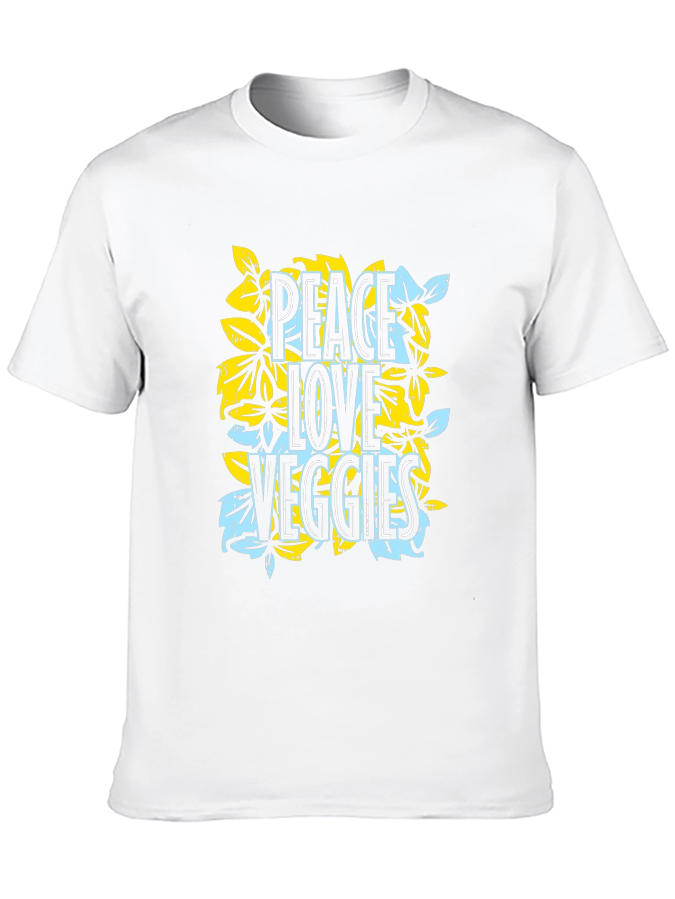 Peace Love Veggies Graphic T-Shirt