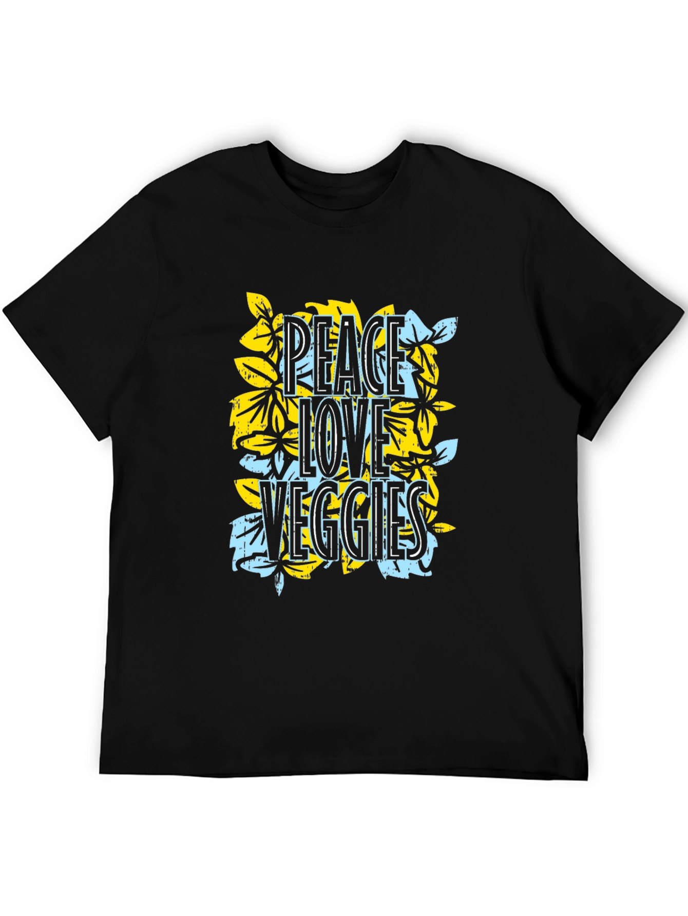 Peace Love Veggies Graphic T-Shirt