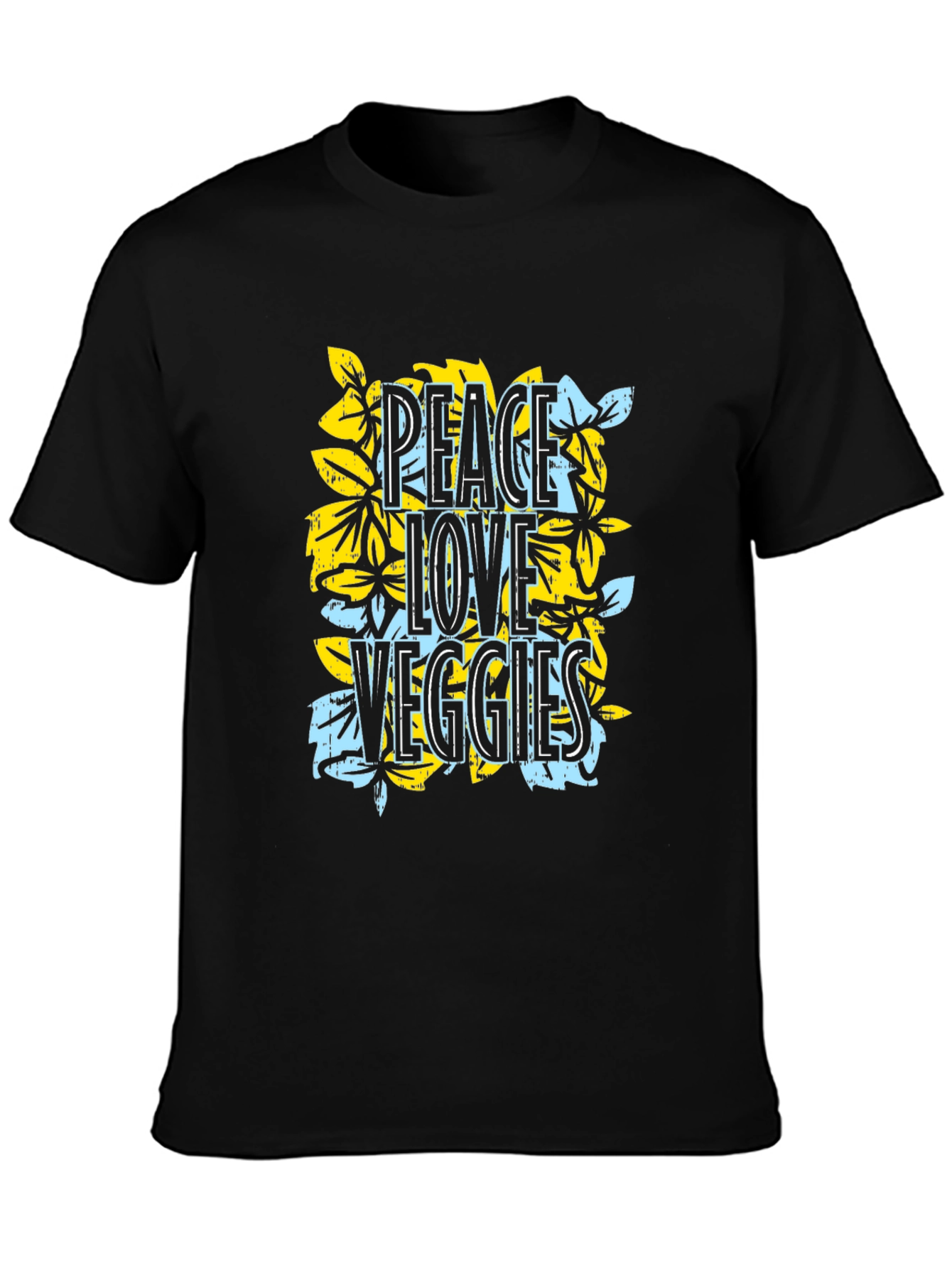 Peace Love Veggies Graphic T-Shirt
