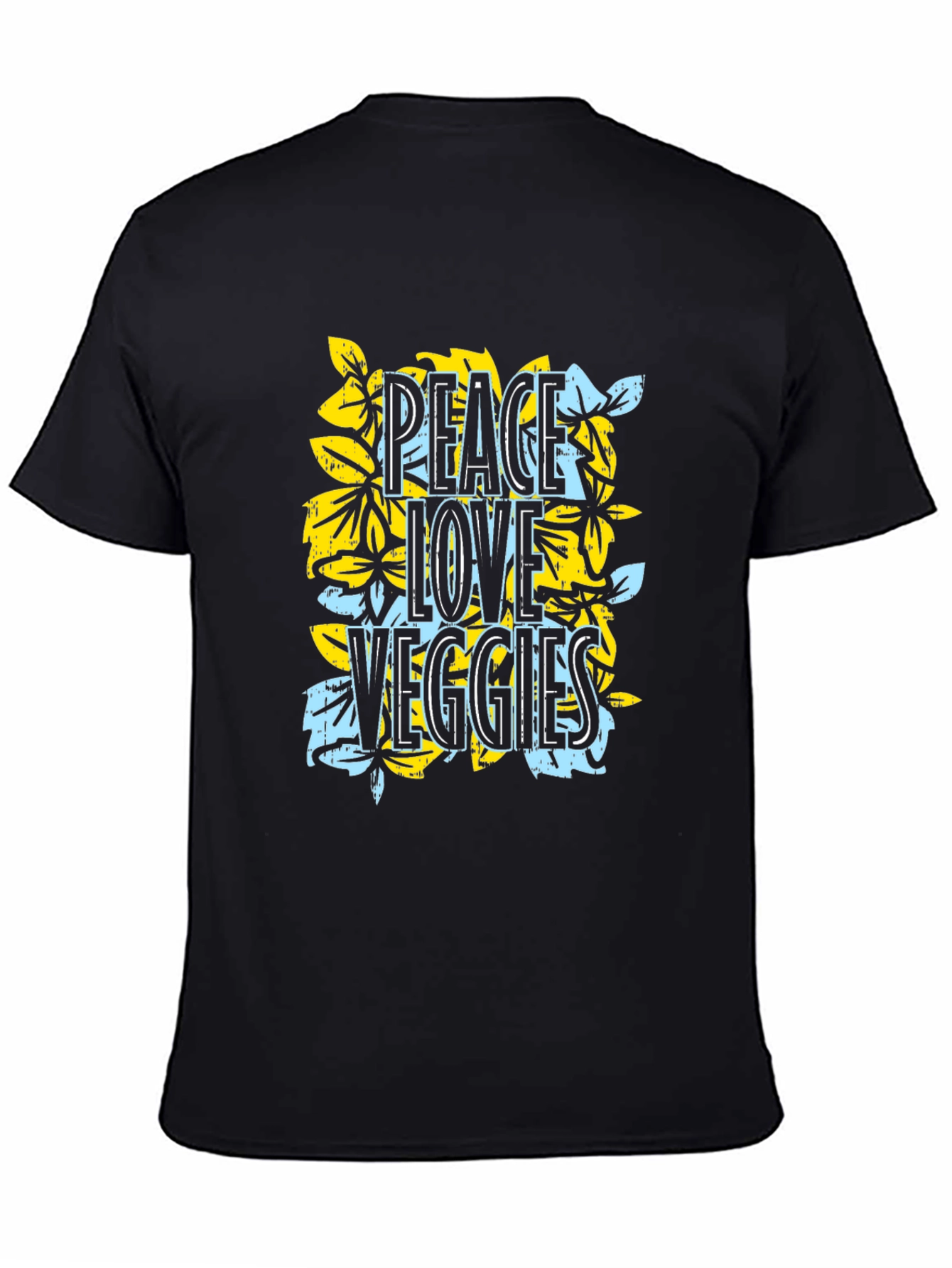 Peace Love Veggies Graphic T-Shirt