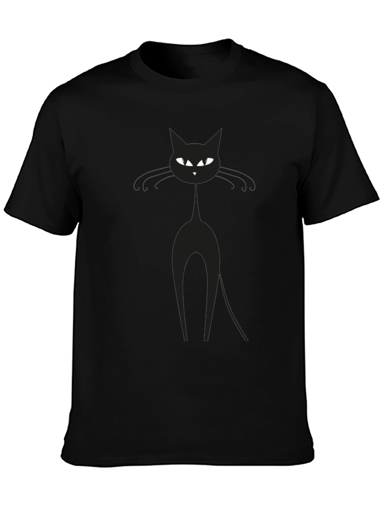 Black Cat Graphic Tee - Mens