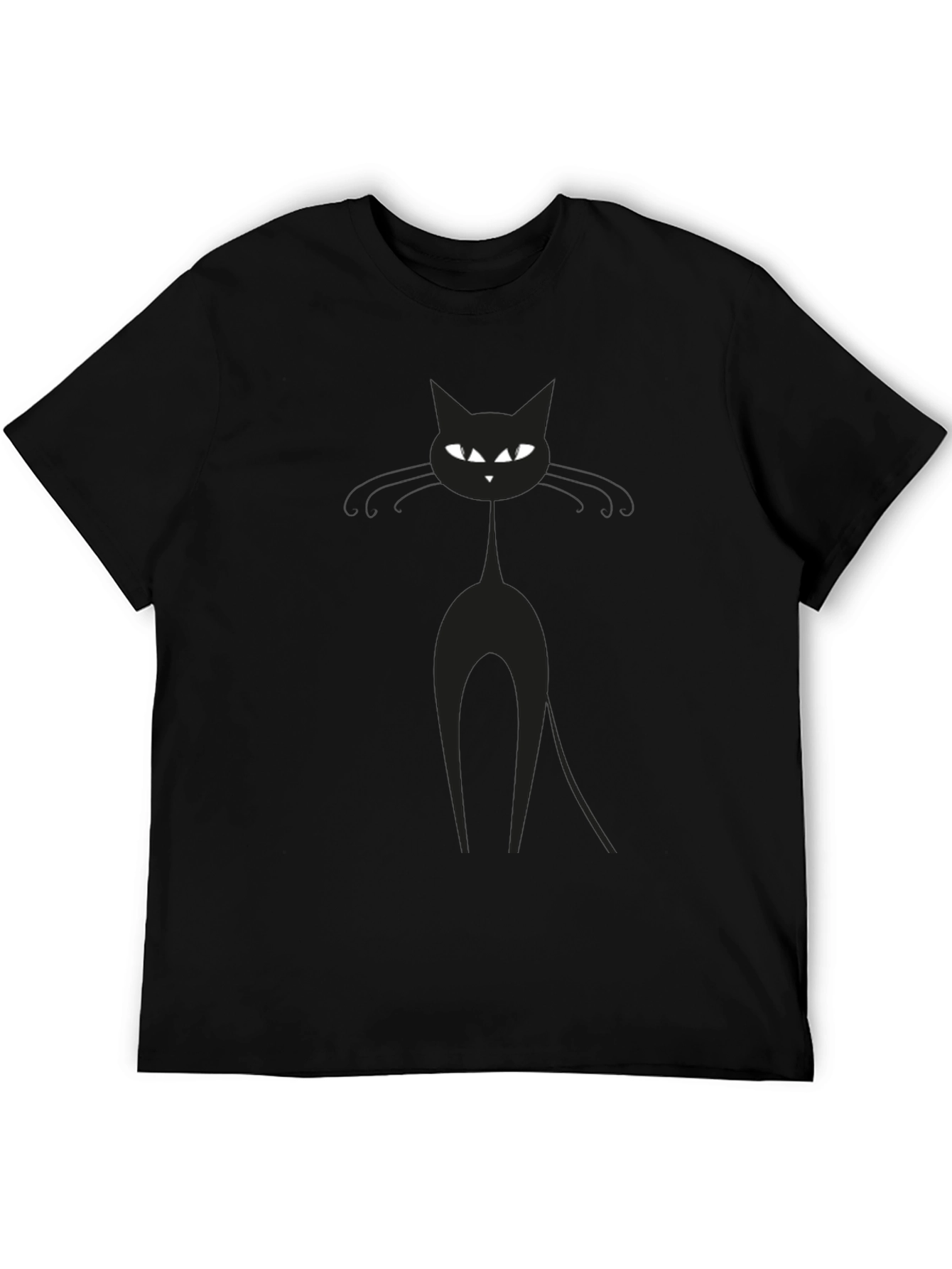 Black Cat Graphic Tee - Mens
