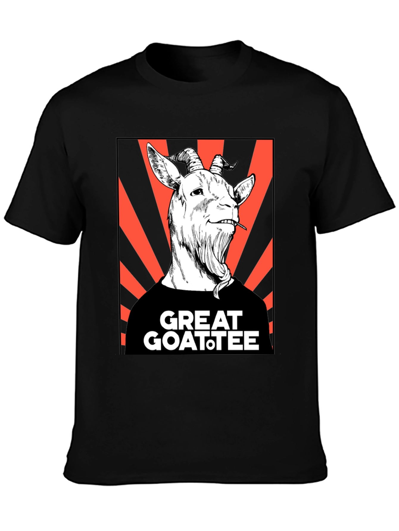 Great Goatee T-Shirt - Humorous Goat Graphic Tee