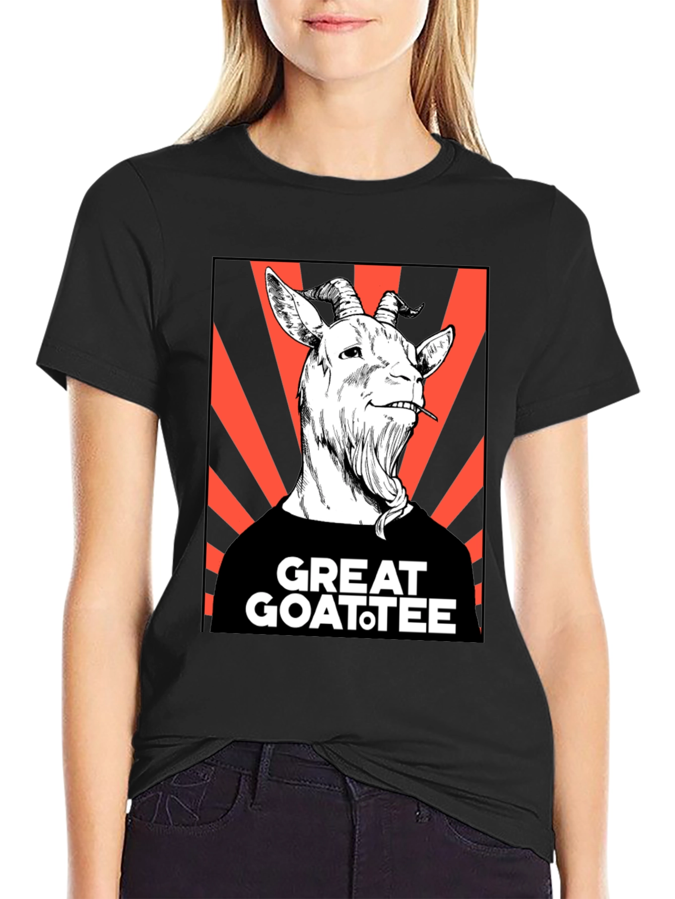 Great Goatee T-Shirt - Humorous Goat Graphic Tee