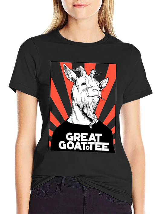 Great Goatee T-Shirt - Humorous Goat Graphic Tee