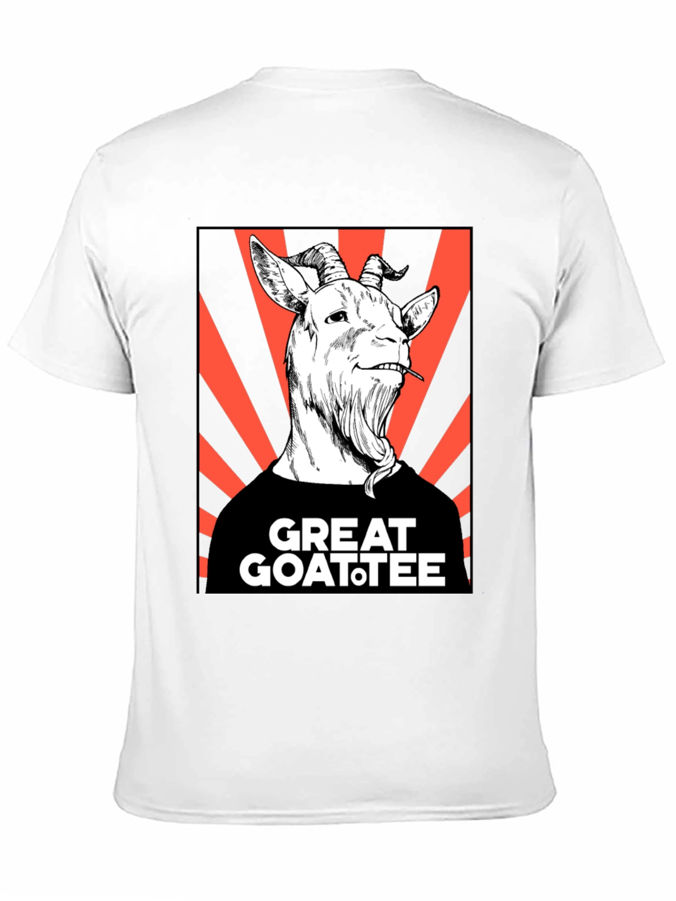 Great Goatee T-Shirt - Humorous Goat Graphic Tee