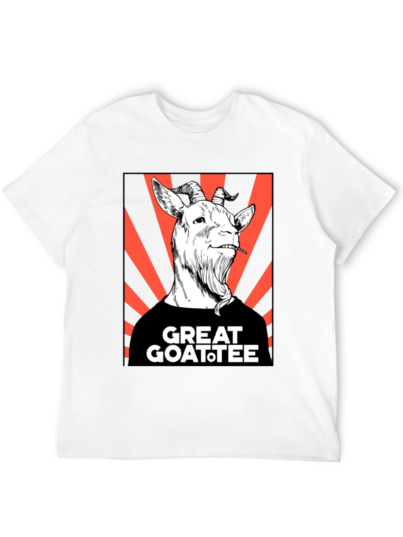 Great Goatee T-Shirt - Humorous Goat Graphic Tee