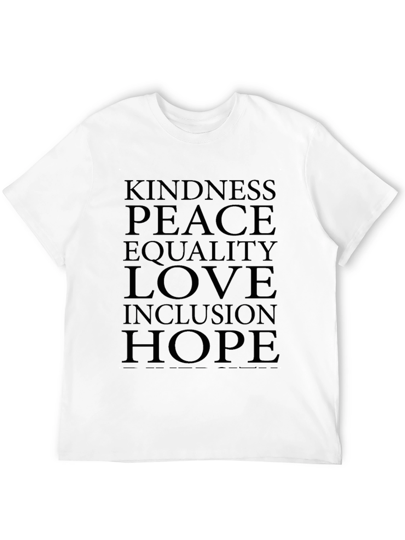 Kindness Peace Love Graphic Tee