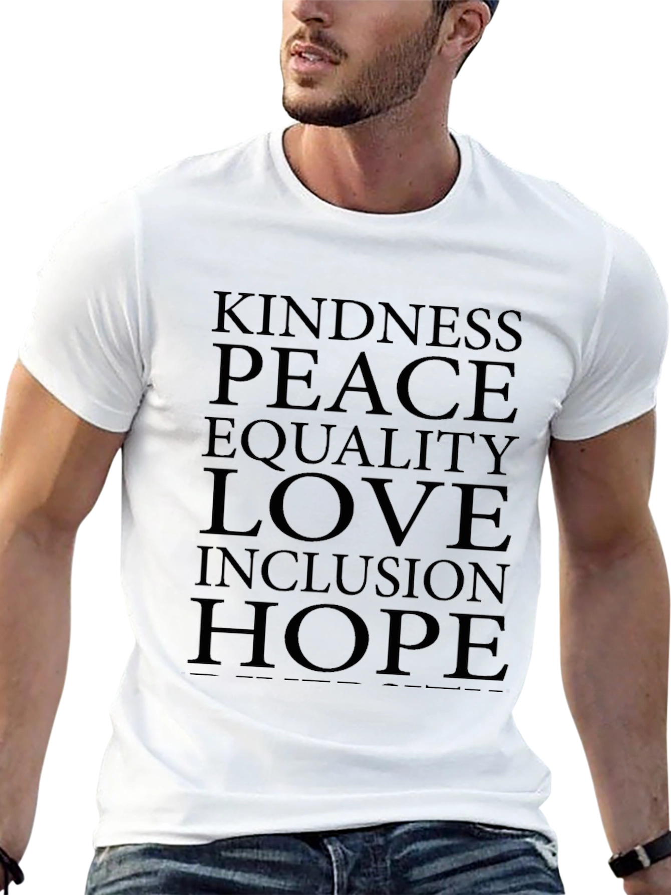 Kindness Peace Love Graphic Tee