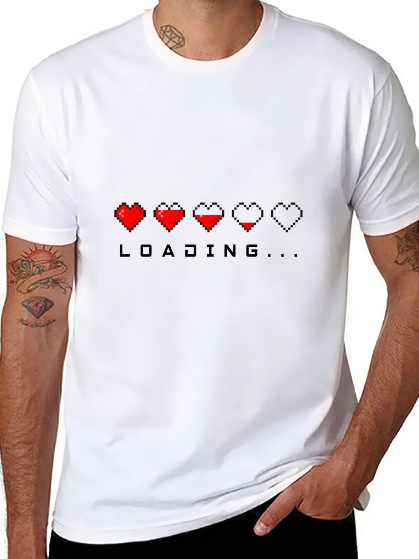 Pixel Heart Loading T-Shirt