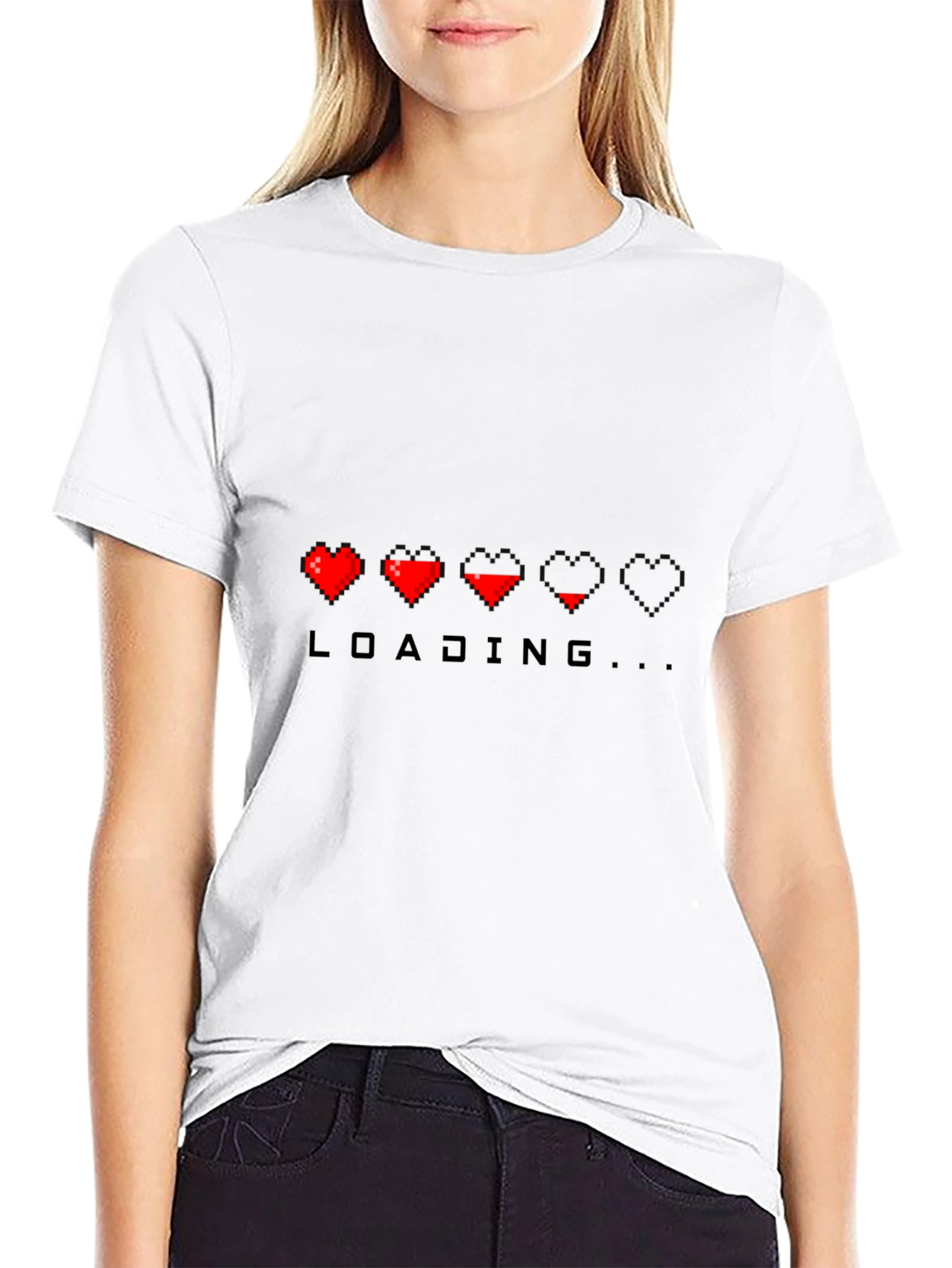 Pixel Heart Loading T-Shirt