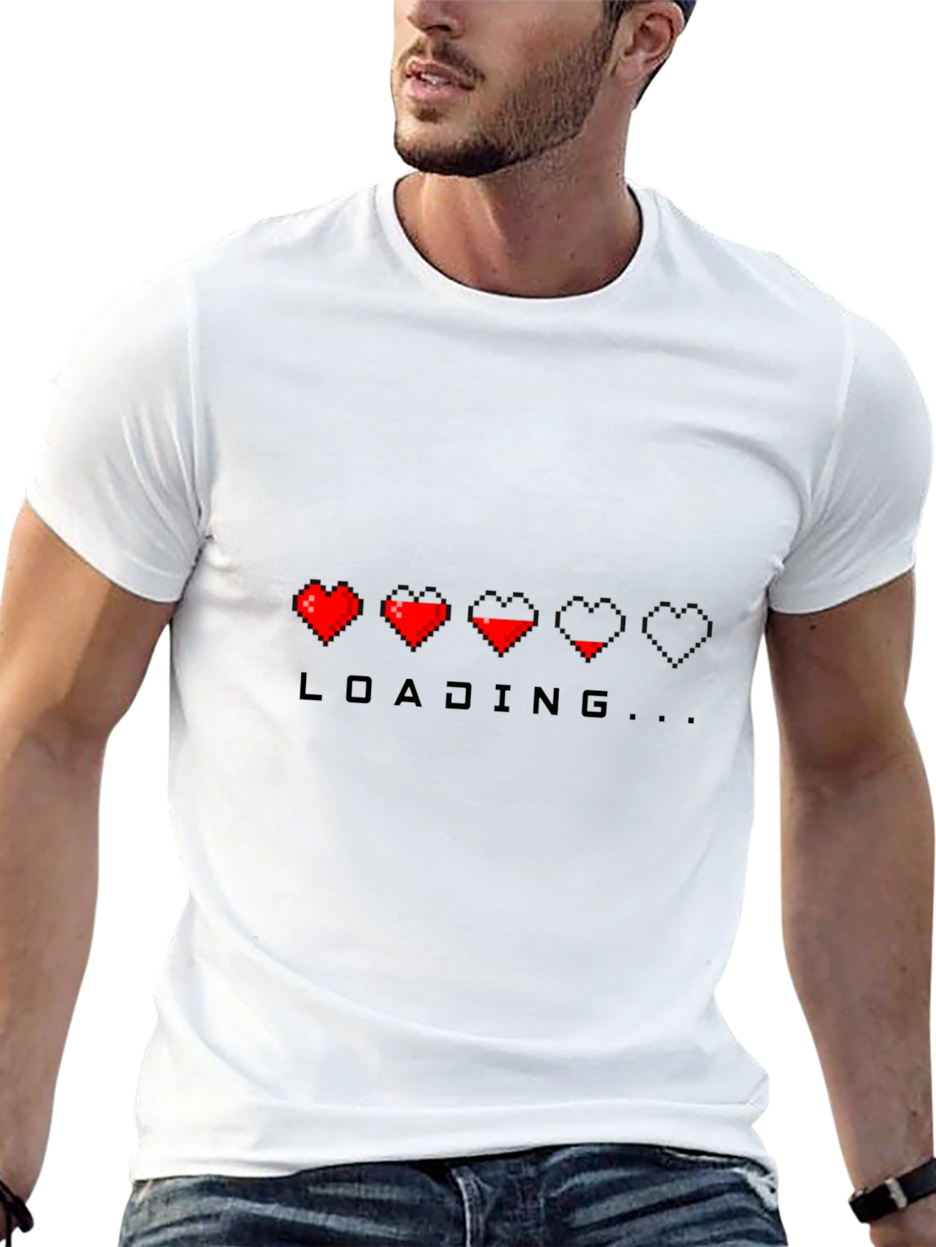 Pixel Heart Loading T-Shirt
