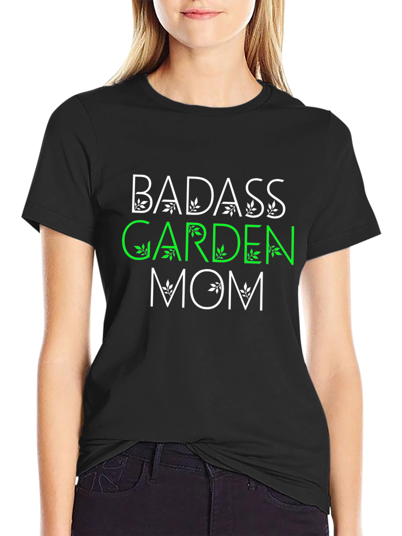 Badass Garden Mom Graphic T-Shirt
