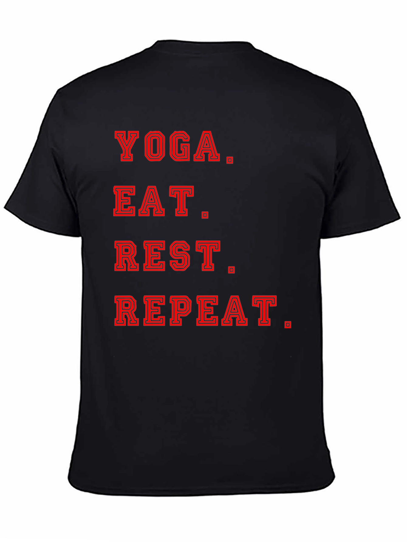 Yoga Eat Rest Repeat Graphic Tee