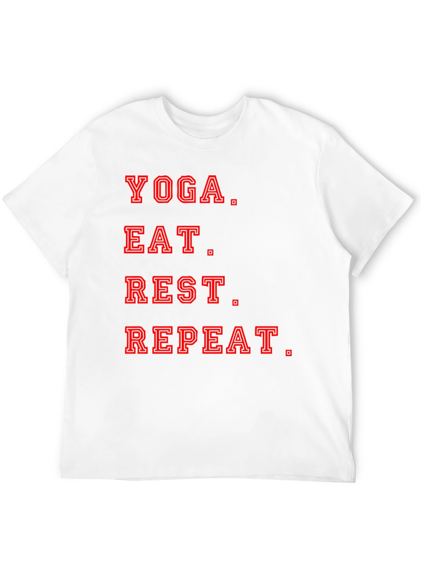 Yoga Eat Rest Repeat Graphic Tee