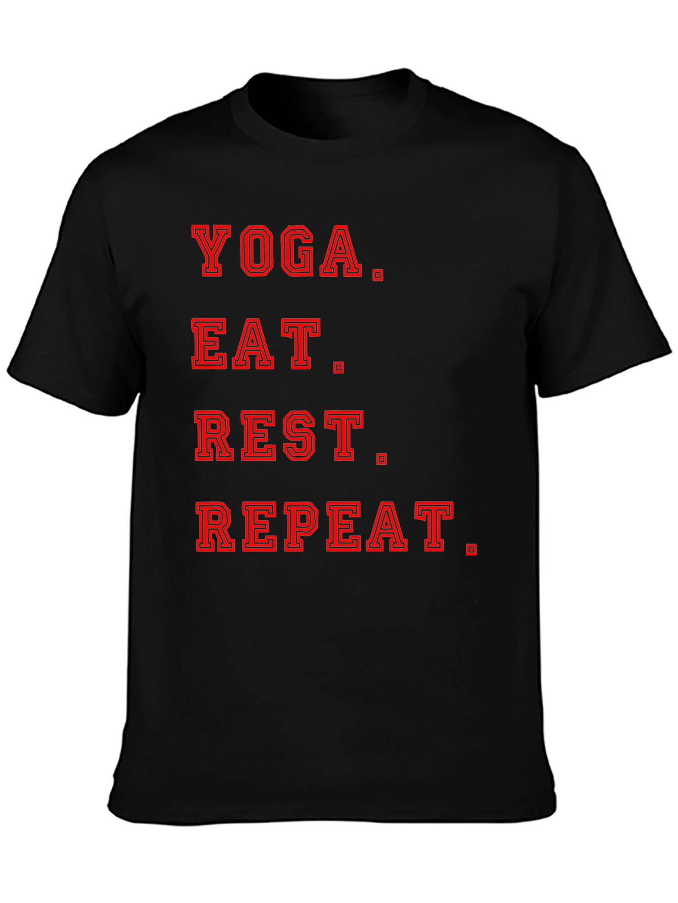 Yoga Eat Rest Repeat Graphic Tee