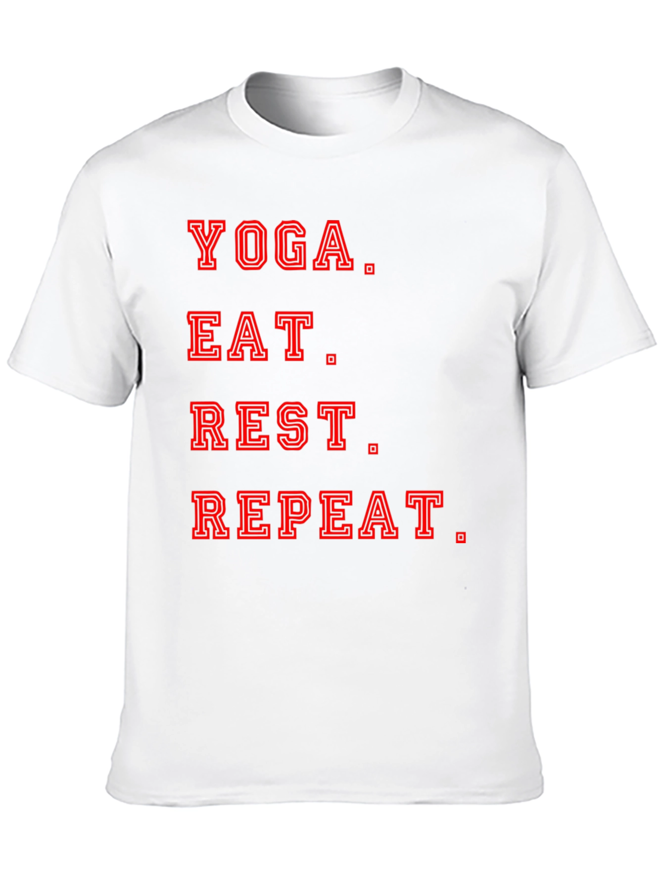 Yoga Eat Rest Repeat Graphic Tee