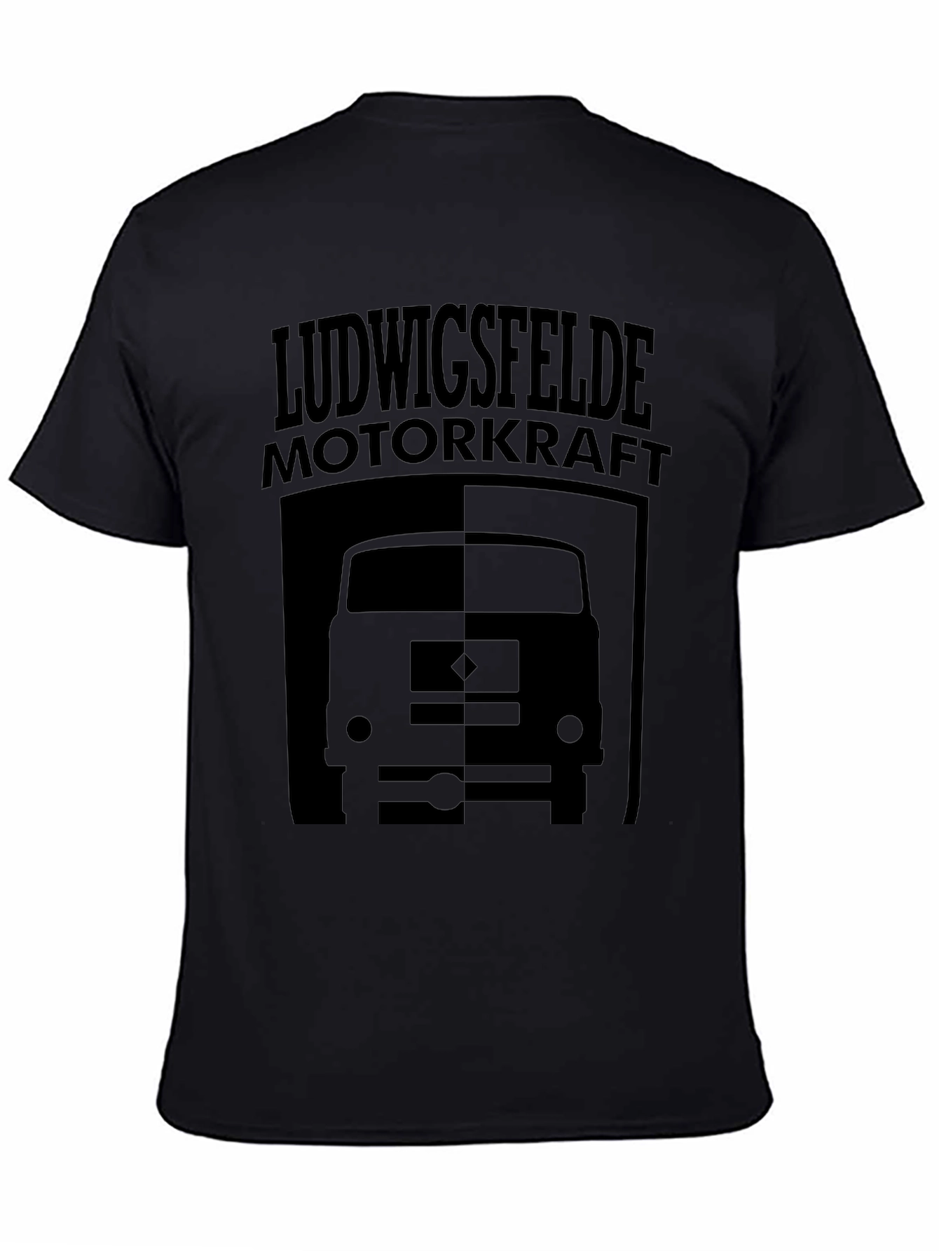 Ludwigsfelde Motorkraft Black Graphic Tee