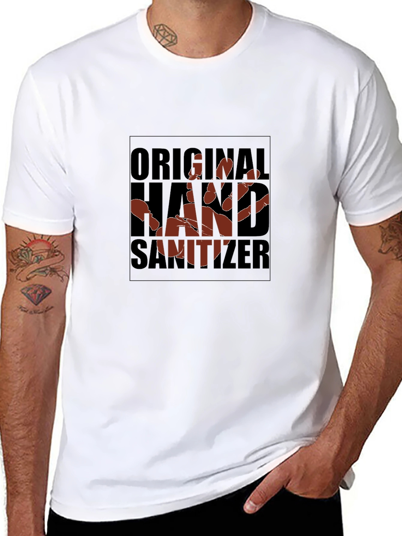 Original Hand Sanitizer Graphic Tee - Novelty Print