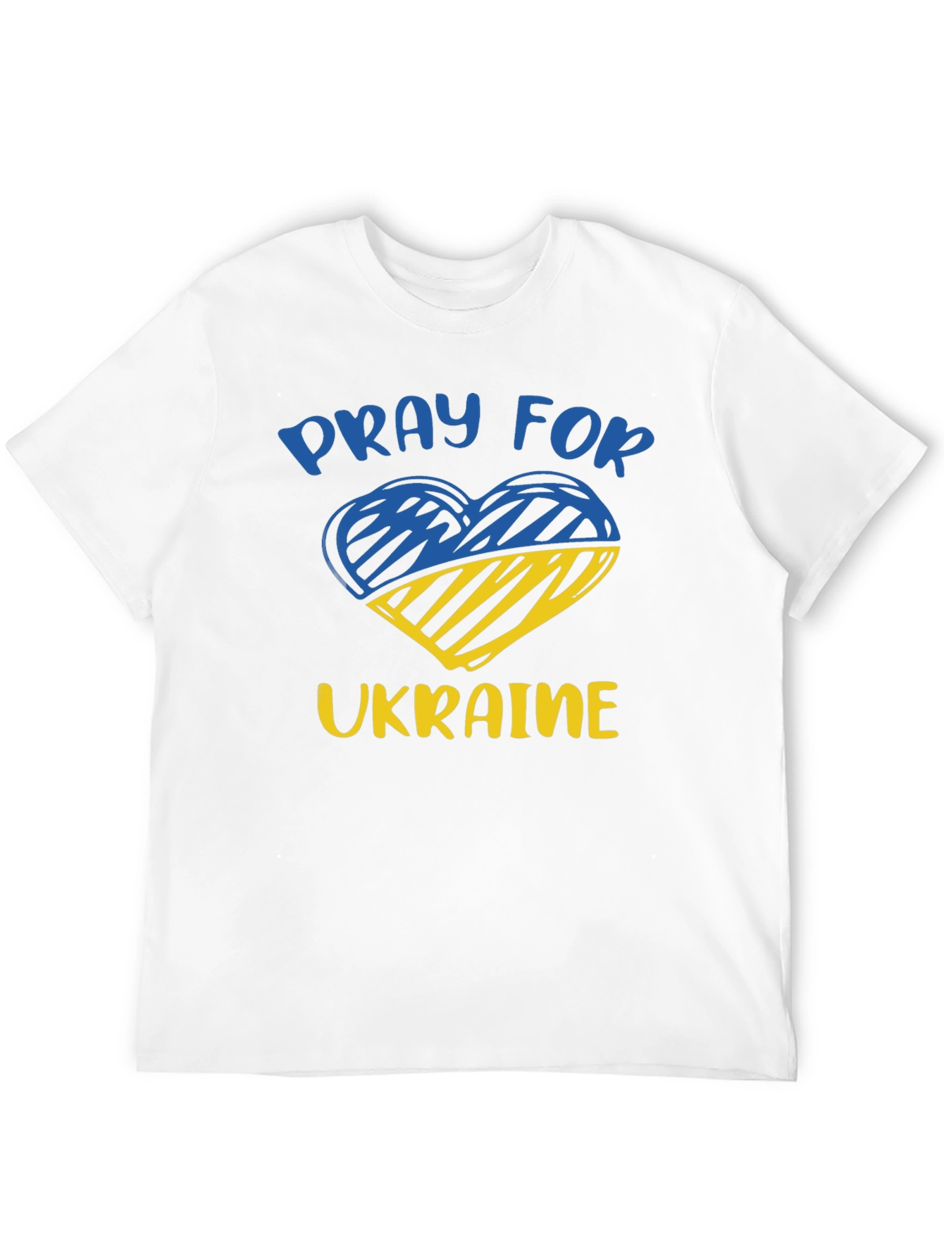 Pray For Ukraine Heart T-Shirt