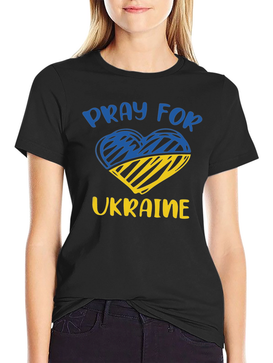 Pray For Ukraine Heart T-Shirt