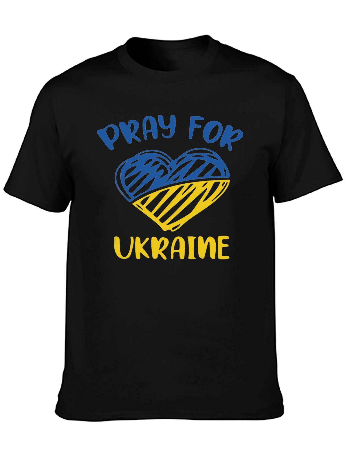 Pray For Ukraine Heart T-Shirt