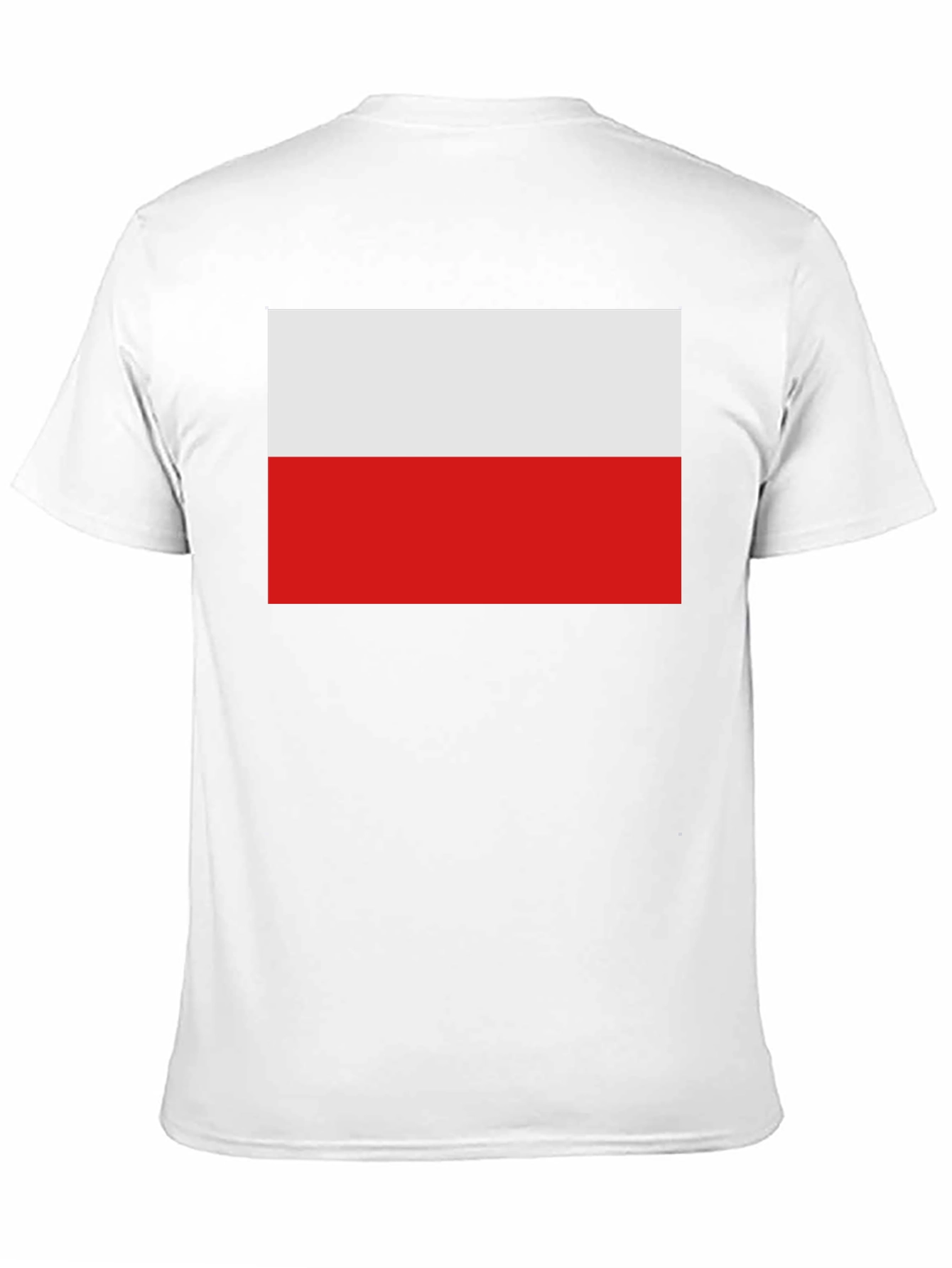Poland Flag Graphic T-Shirt - Black Cotton Tee