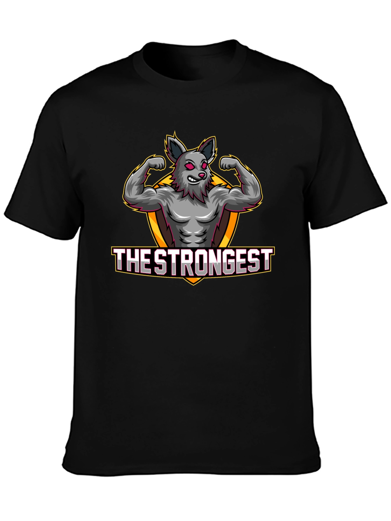 The Strongest Wolf Graphic T-Shirt