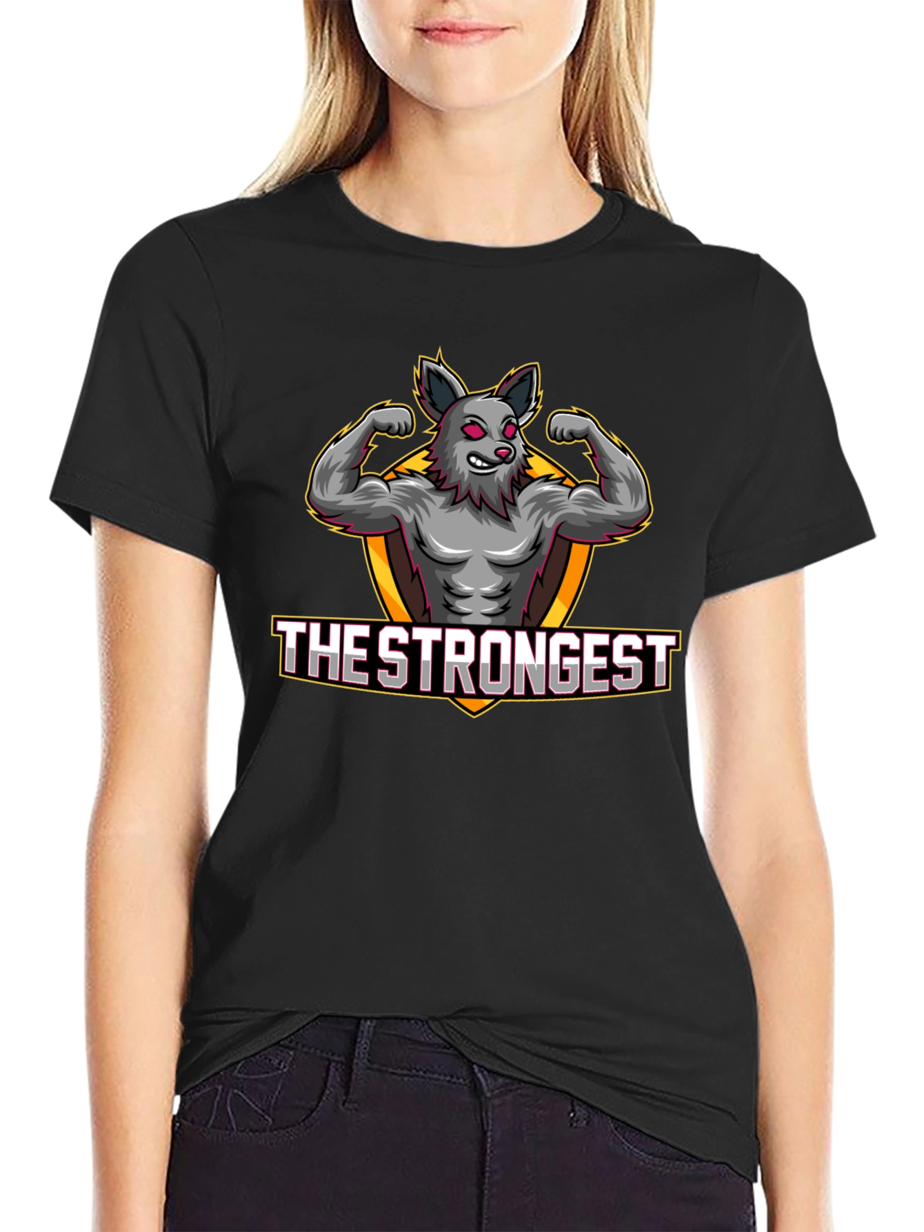 The Strongest Wolf Graphic T-Shirt