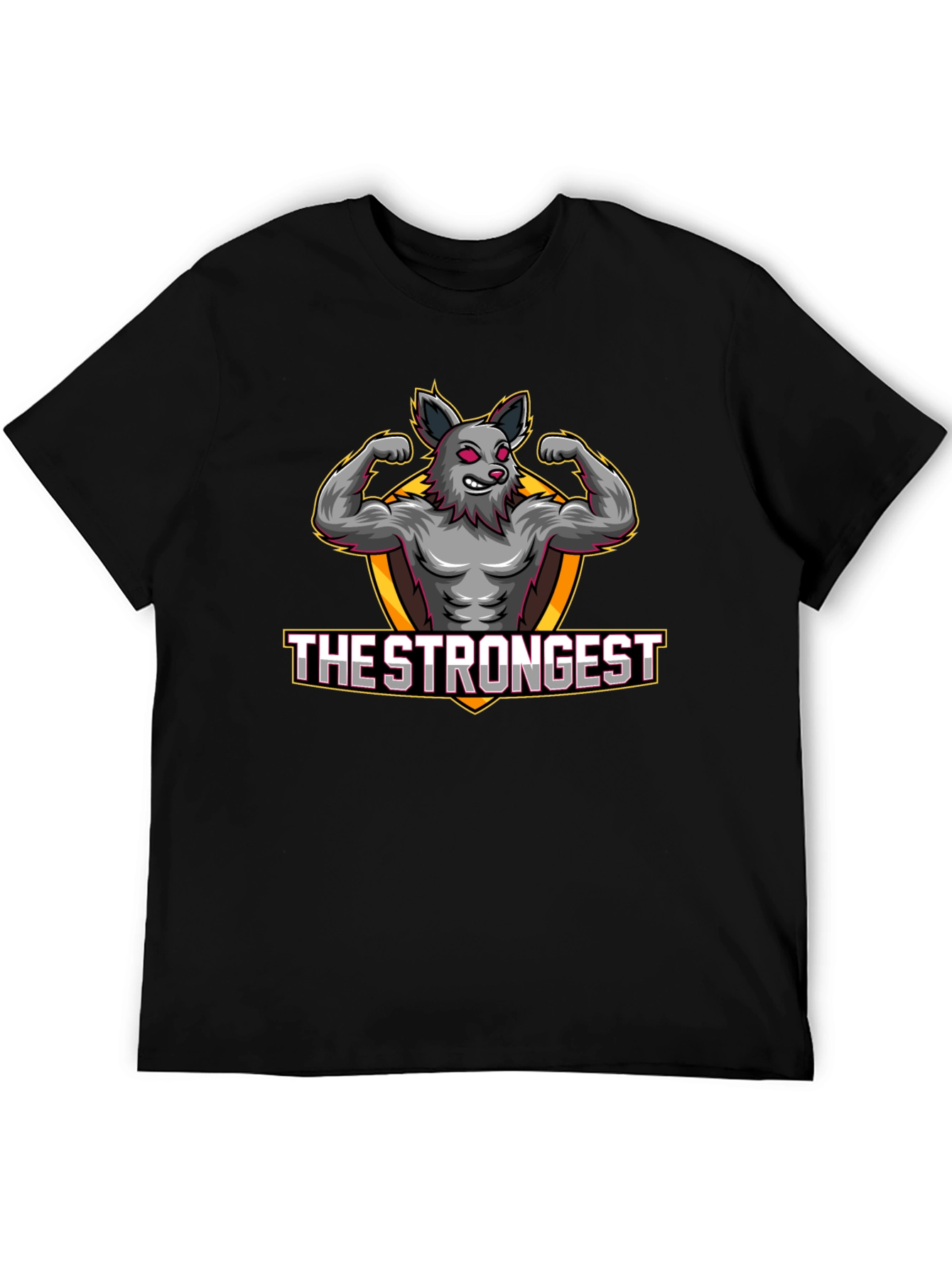 The Strongest Wolf Graphic T-Shirt