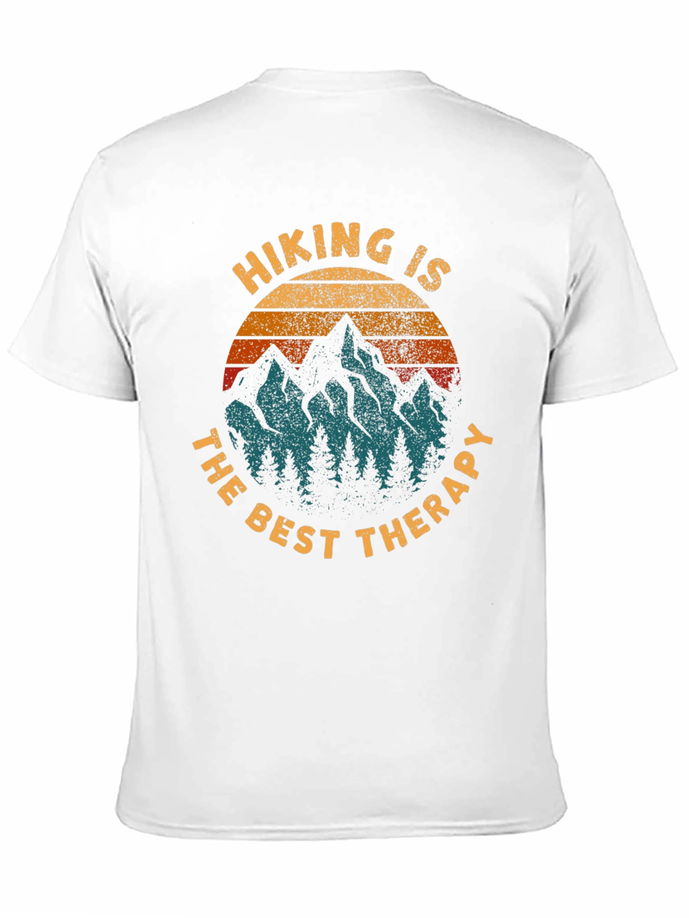 Hiking is Therapy Graphic Tee - Nature Lover Shirt