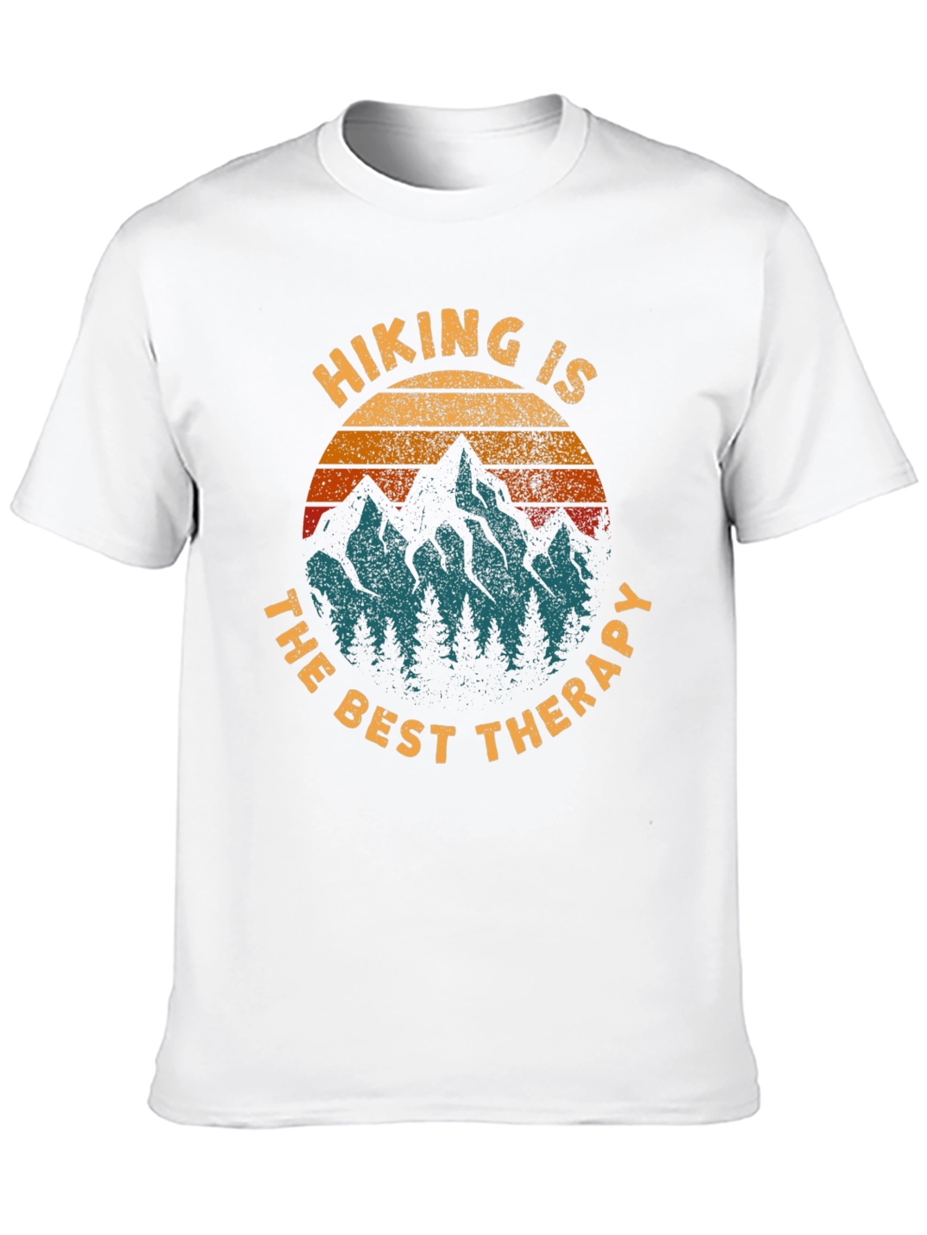 Hiking is Therapy Graphic Tee - Nature Lover Shirt