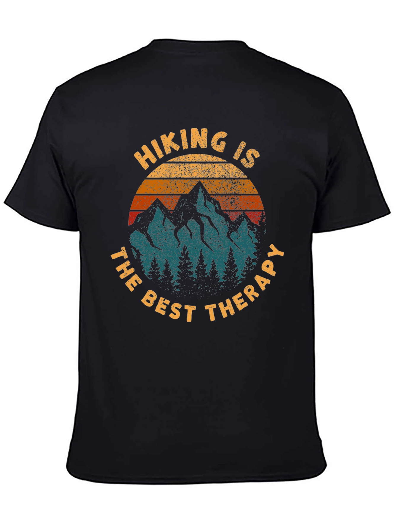 Hiking is Therapy Graphic Tee - Nature Lover Shirt
